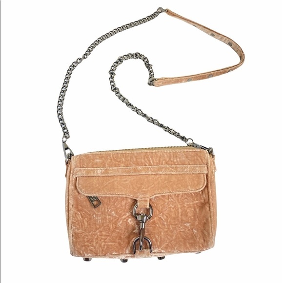 Rebecca Minkoff Mini Mac Velvet Convertible purse - Picture 1 of 10